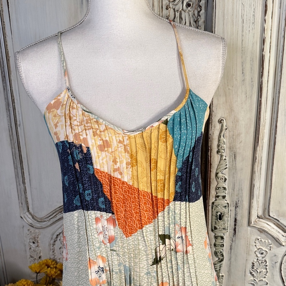 Sanctuary Floral Patchwork Spaghetti Strap Dress - image 4